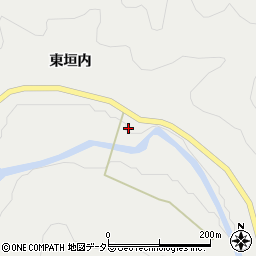京都府京都市右京区京北細野町（家ノ下）周辺の地図