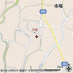 岡山県津山市市場999周辺の地図