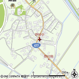 滋賀県近江八幡市野村町1392周辺の地図