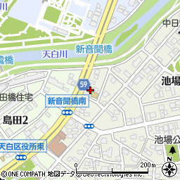 町の洋食屋文化亭島田店周辺の地図