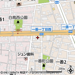 ローソン熱田一番二丁目店周辺の地図