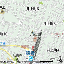ファミリーマート豊田井上店周辺の地図