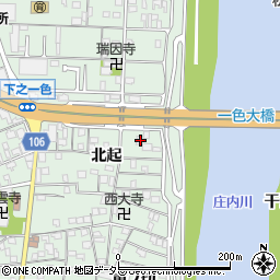 愛知県名古屋市中川区下之一色町北起92-1周辺の地図