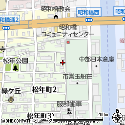 愛知県名古屋市中川区松年町1丁目64周辺の地図