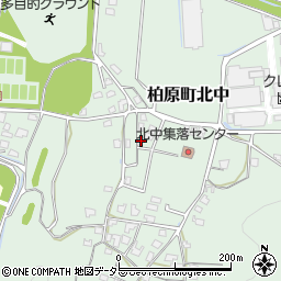 兵庫県丹波市柏原町北中377周辺の地図