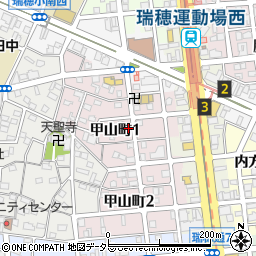 愛知県名古屋市瑞穂区甲山町1丁目59周辺の地図