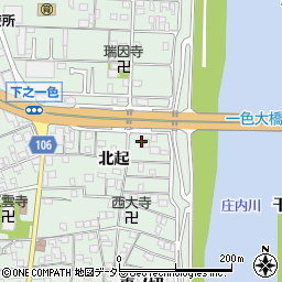 愛知県名古屋市中川区下之一色町北起92-2周辺の地図