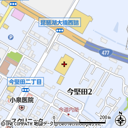 コメリハード＆グリーン堅田店周辺の地図