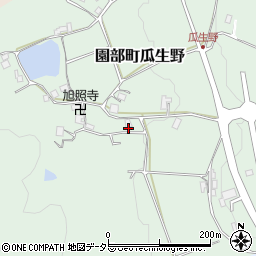 京都府南丹市園部町瓜生野東庄周辺の地図