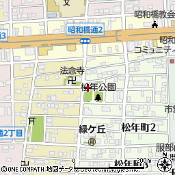 愛知県名古屋市中川区松年町1丁目50周辺の地図