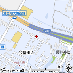 滋賀県大津市今堅田2丁目33-35周辺の地図