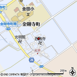 滋賀県近江八幡市金剛寺町171周辺の地図