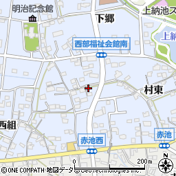 愛知県日進市赤池町村東170周辺の地図