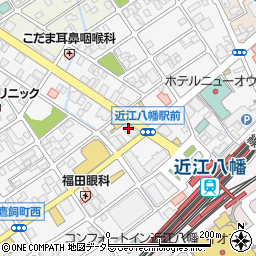株式会社新健勝苑　近江八幡店周辺の地図