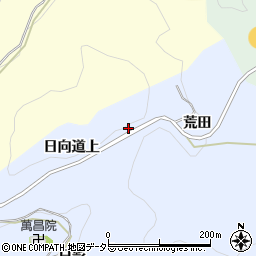 愛知県豊田市山谷町日向道上周辺の地図