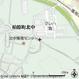 兵庫県丹波市柏原町北中187周辺の地図