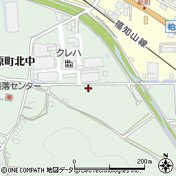 兵庫県丹波市柏原町北中1652周辺の地図