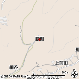 愛知県豊田市寺下町膳棚周辺の地図