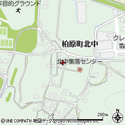 兵庫県丹波市柏原町北中378周辺の地図