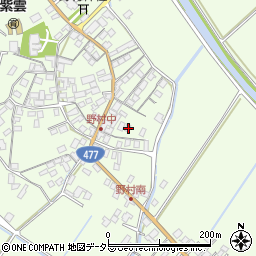 滋賀県近江八幡市野村町1403周辺の地図