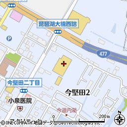 コメリホームセンター　堅田店周辺の地図