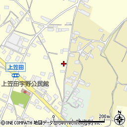 三重県いなべ市員弁町上笠田2690周辺の地図