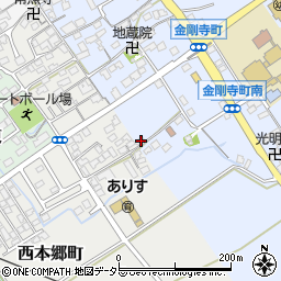 滋賀県近江八幡市金剛寺町320周辺の地図