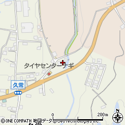 岡山県勝田郡奈義町久常367周辺の地図