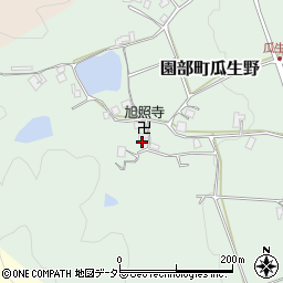 京都府南丹市園部町瓜生野坊ケ谷周辺の地図