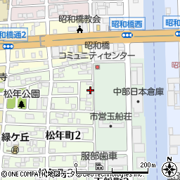 愛知県名古屋市中川区松年町1丁目63周辺の地図