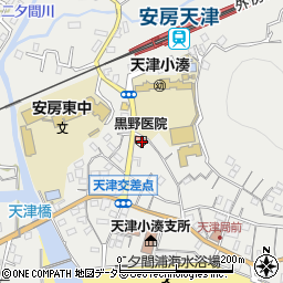 千葉県鴨川市天津1124周辺の地図