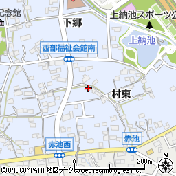 愛知県日進市赤池町村東177周辺の地図