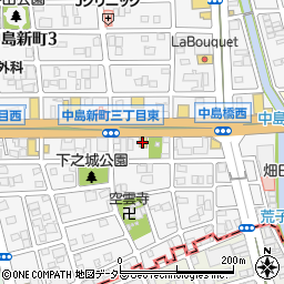 餃子の王将中島店周辺の地図