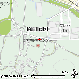 兵庫県丹波市柏原町北中383周辺の地図