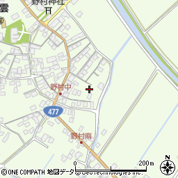 滋賀県近江八幡市野村町1404周辺の地図