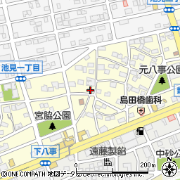 愛知県名古屋市天白区元八事2丁目59周辺の地図