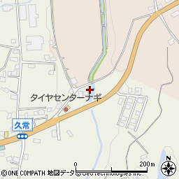 岡山県勝田郡奈義町久常367-4周辺の地図