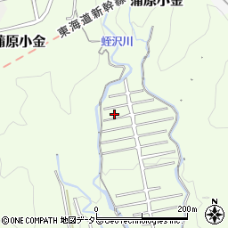 静岡県静岡市清水区蒲原小金周辺の地図