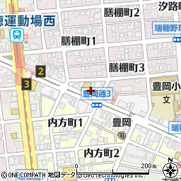 名古屋スバル自動車瑞穂豊岡通店周辺の地図