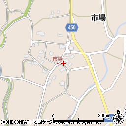 岡山県津山市市場1014周辺の地図