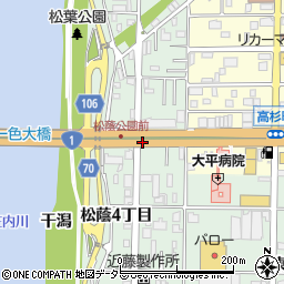 愛知県名古屋市中川区下之一色町松蔭３丁目周辺の地図