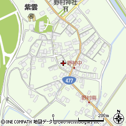 滋賀県近江八幡市野村町898周辺の地図
