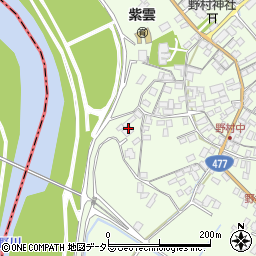 滋賀県近江八幡市野村町993周辺の地図