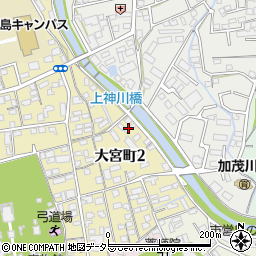原田コーポ周辺の地図