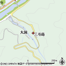 愛知県豊田市篭林町三斗蒔周辺の地図
