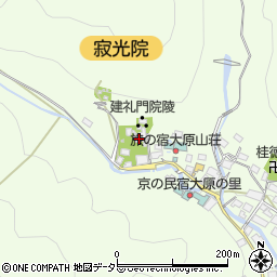 天台宗清香山玉泉寺寂光院周辺の地図