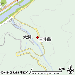 愛知県豊田市篭林町（三斗蒔）周辺の地図