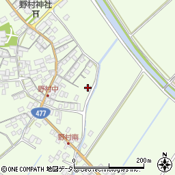 滋賀県近江八幡市野村町1408周辺の地図