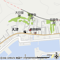 千葉県鴨川市天津1516-1周辺の地図