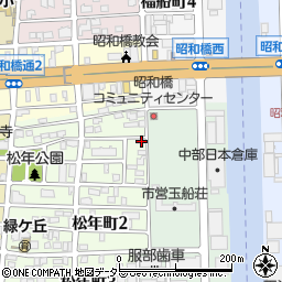 愛知県名古屋市中川区松年町1丁目61周辺の地図